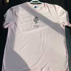 Pink H&M t-shirt, size M